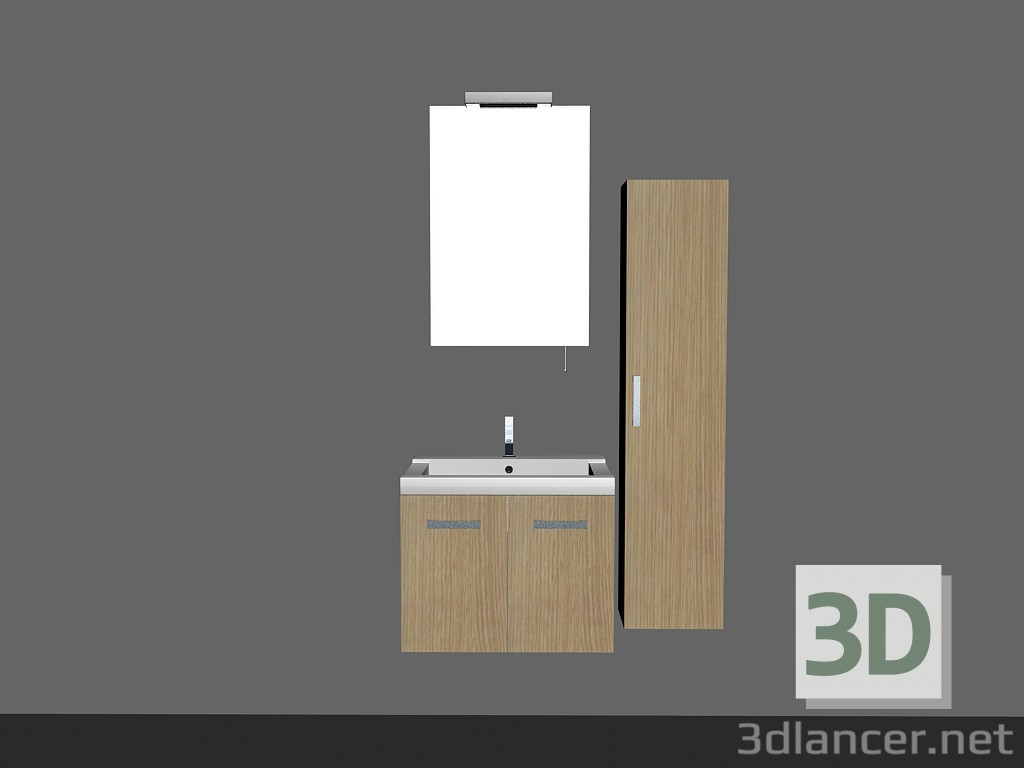 3D modeli Banyo (şarkı 6) için modüler sistem - önizleme