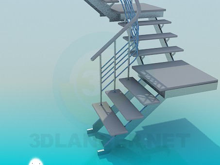 3d model Escalera - vista previa