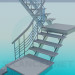 3d model Escalera - vista previa