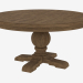 3d модель Стіл обідній круглий 60 "ROUND TRESTLE TABLE (8831.1001.L) – превью