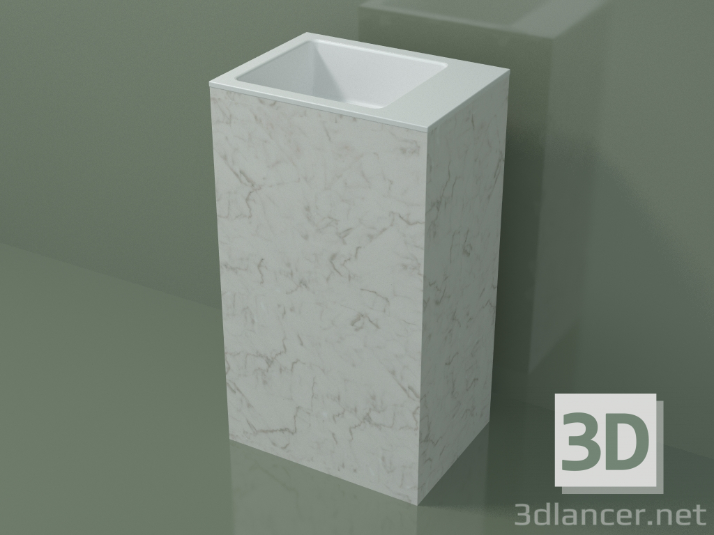 3d model Lavabo de pie (03R126103, Carrara M01, L 48, P 36, H 85 cm) - vista previa