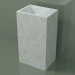 3D modeli Ayaklı lavabo (03R126103, Carrara M01, L 48, P 36, H 85 cm) - önizleme