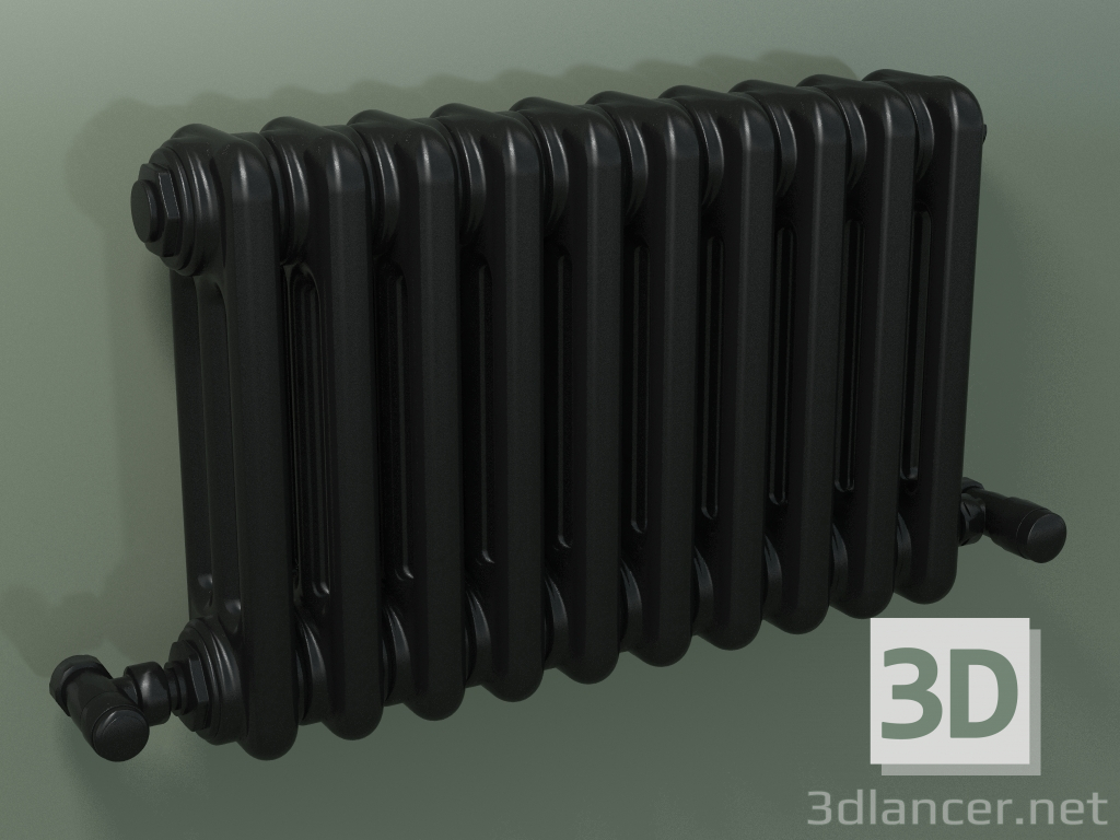 3d model Radiador tubular PILON (S4H 3 H302 10EL, negro) - vista previa