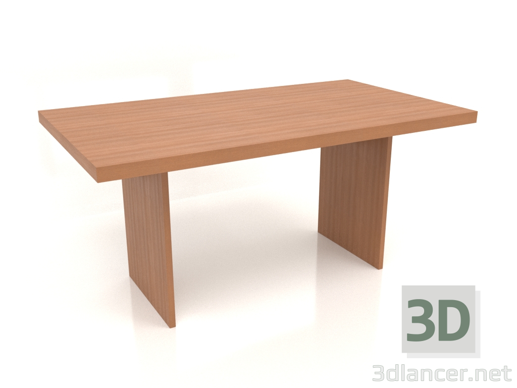 3D Modell Esstisch DT 13 (1600x900x750, Holzrot) - Vorschau