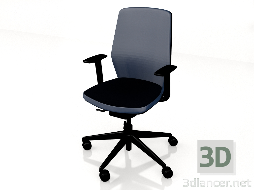 3d model Silla de oficina Evo EV02 - vista previa