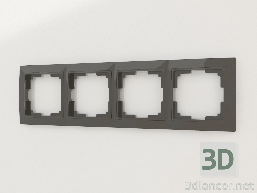 3d model Marco para 4 postes Snabb Basic (taupe) - vista previa