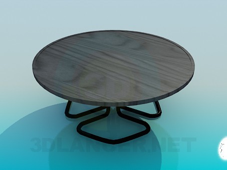 3d model Round table - preview