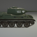 modèle 3D de T-34-85 RUDÉ acheter - rendu