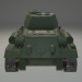 modèle 3D de T-34-85 RUDÉ acheter - rendu