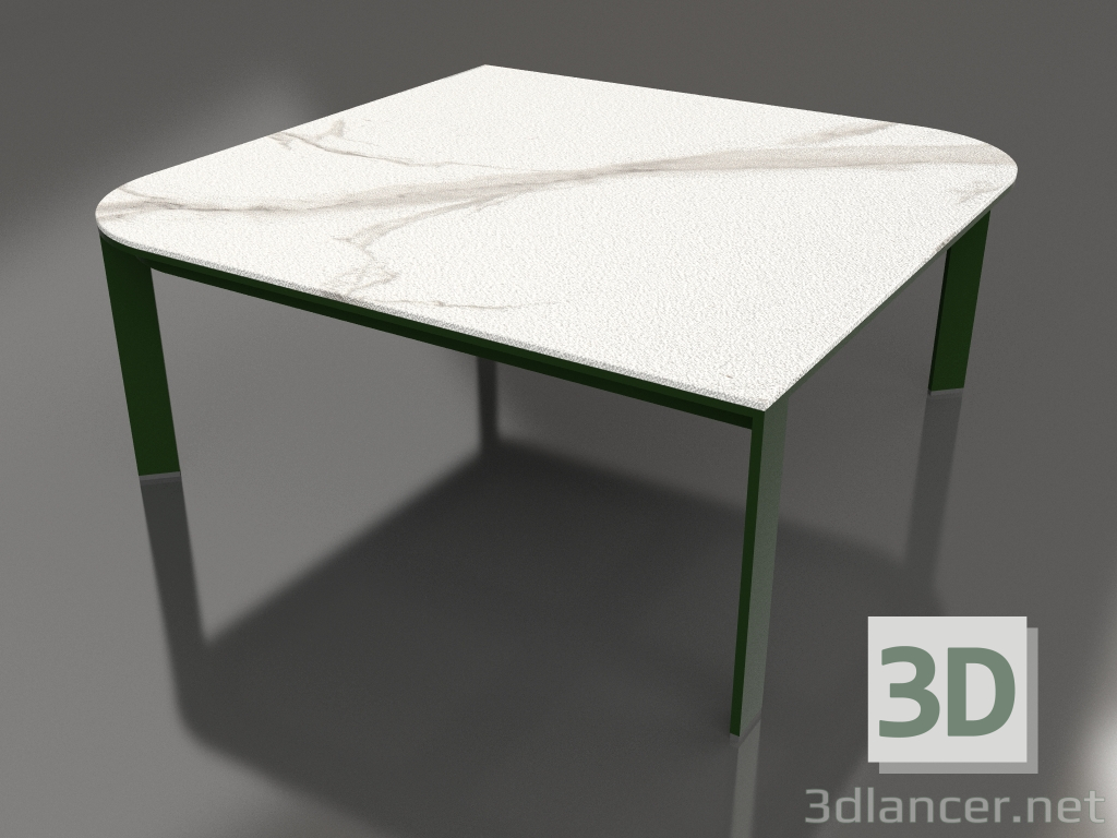 3d model Mesa de centro 90 (Verde botella) - vista previa