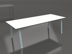 Table à manger 250 (Bleu gris, Phénolique)