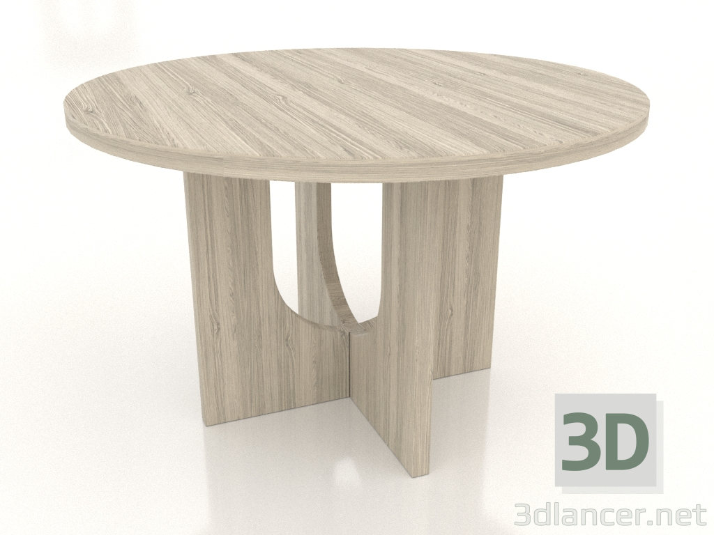 Modelo 3d Mesa de jantar REDONDA Ø 1200 mm (carvalho clareado) - preview