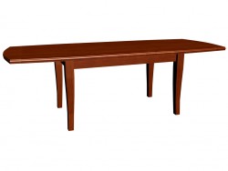 Table pliante (maximum déplié)