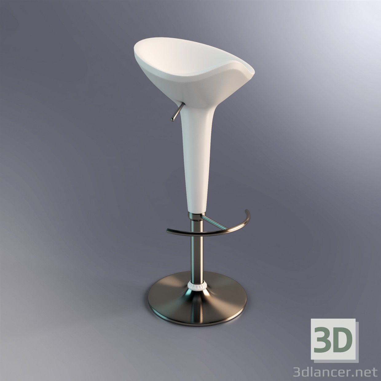 modello 3D Sedia - anteprima