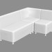 3D Modell Sofa Ecke 12 Cafe - Vorschau