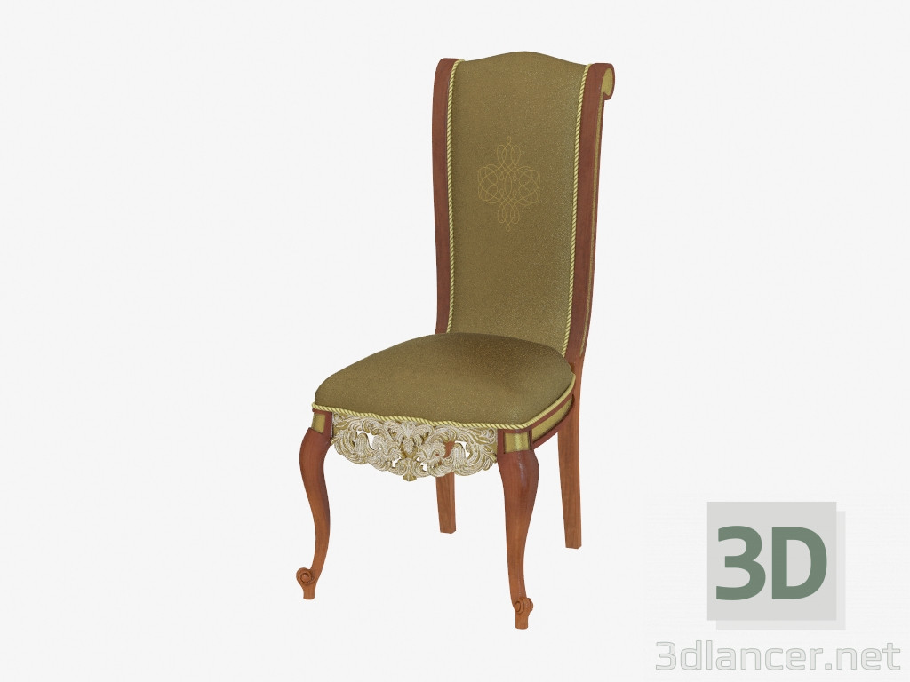 3d model Silla de comedor en estilo clásico 710 - vista previa