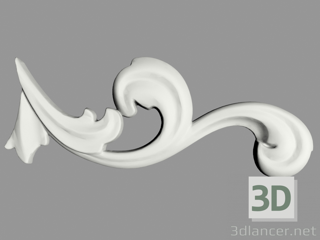 3d model Decoración de pared (Ф149а) - vista previa