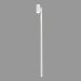 3d model Street lamp SLOT POLE (S3956 + S2811_70W_HIT) - preview