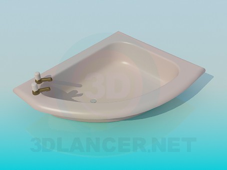 3D modeli Küçük banyo - önizleme