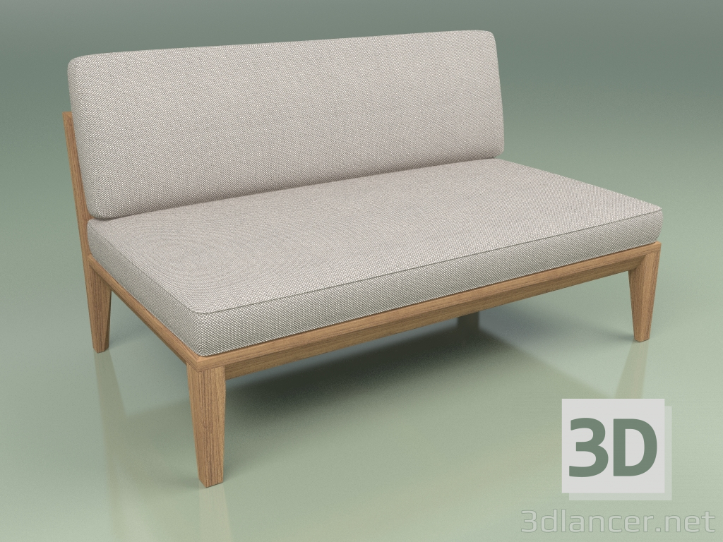 3D modeli Orta koltuk modülü 007 - önizleme