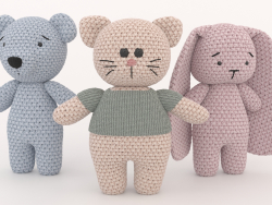 Knitted toys