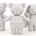 3d Knitted toys model buy - render