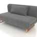 3D Modell Schlafsofa Rosy 3-Sitzer (hellgrau) - Vorschau