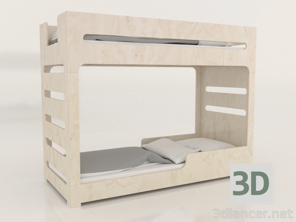 modello 3D Letto a castello MODE F (UNDFA2) - anteprima