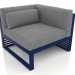 3d model Modular sofa, section 6 right (Night blue) - preview