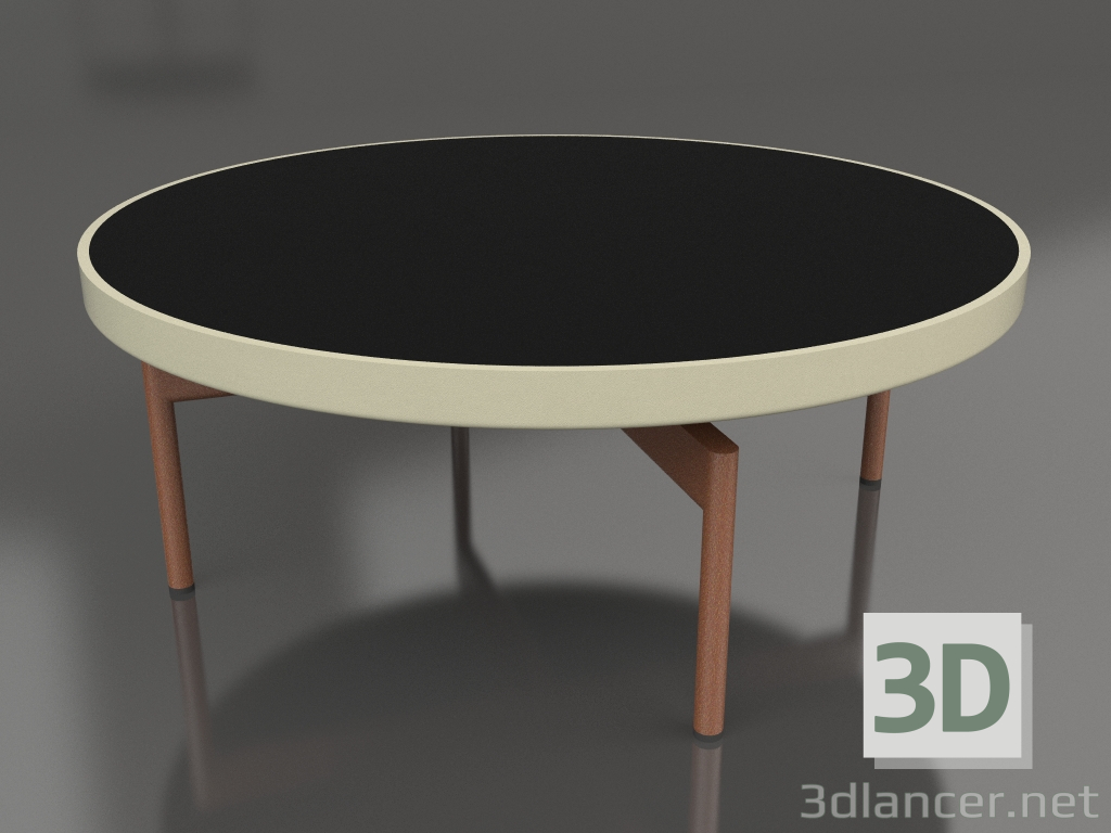 Modelo 3d Mesa de centro redonda Ø90x36 (Ouro, DEKTON Domoos) - preview