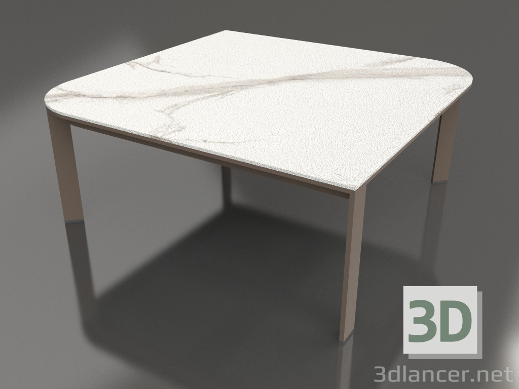 3d model Coffee table 90 (Bronze) - preview