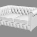 3d model Double sofa 05 Chester - preview