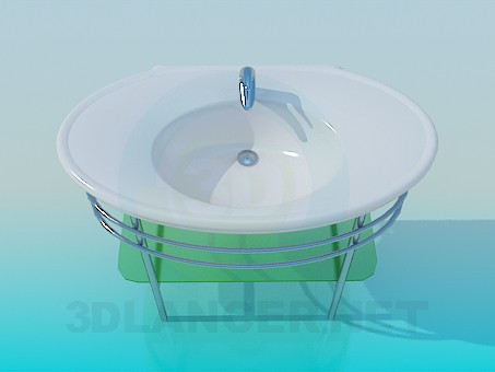 modèle 3D Lavabo - preview