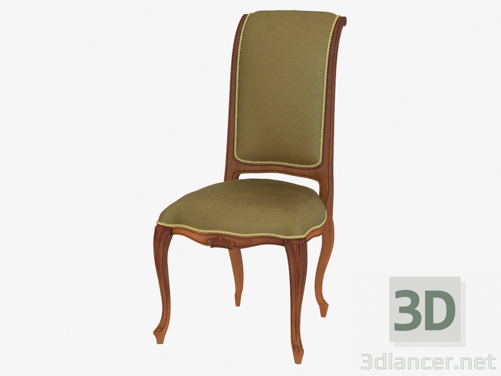 3d model Silla de comedor en estilo clásico 713 - vista previa