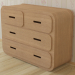 3d Chest of Drawer 3A from Unto This Last model buy - render