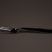 3d folk, fork chrome model buy - render