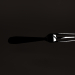 3d folk, fork chrome model buy - render