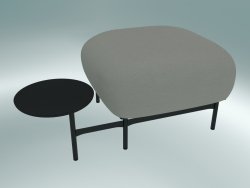 Système de siège modulaire Isole (NN1, pouf avec une table ronde)