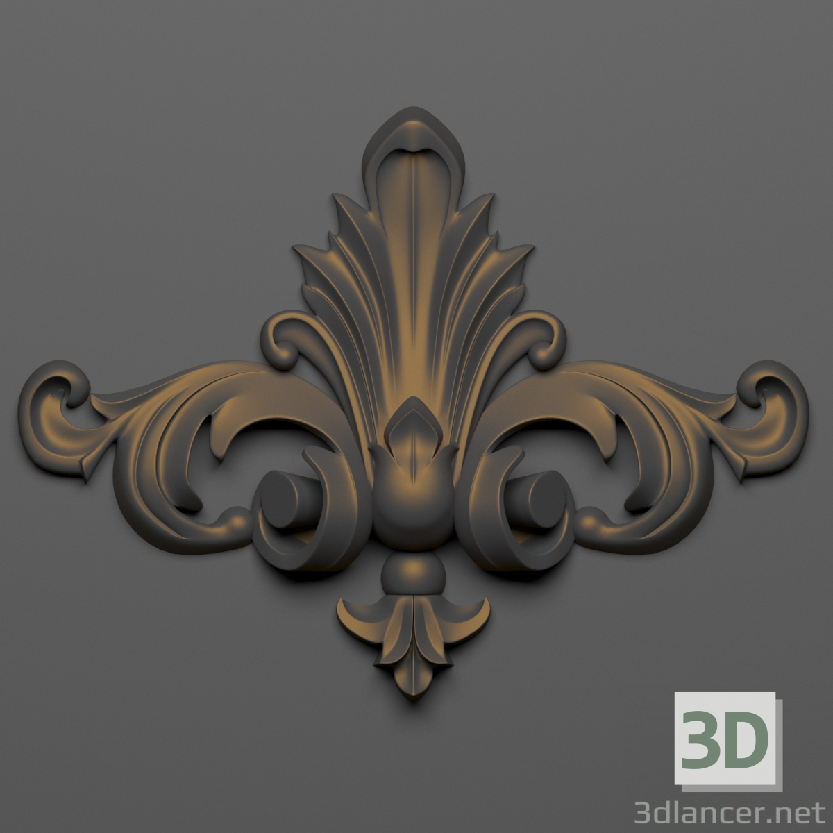 3d Decor central 36 model buy - render