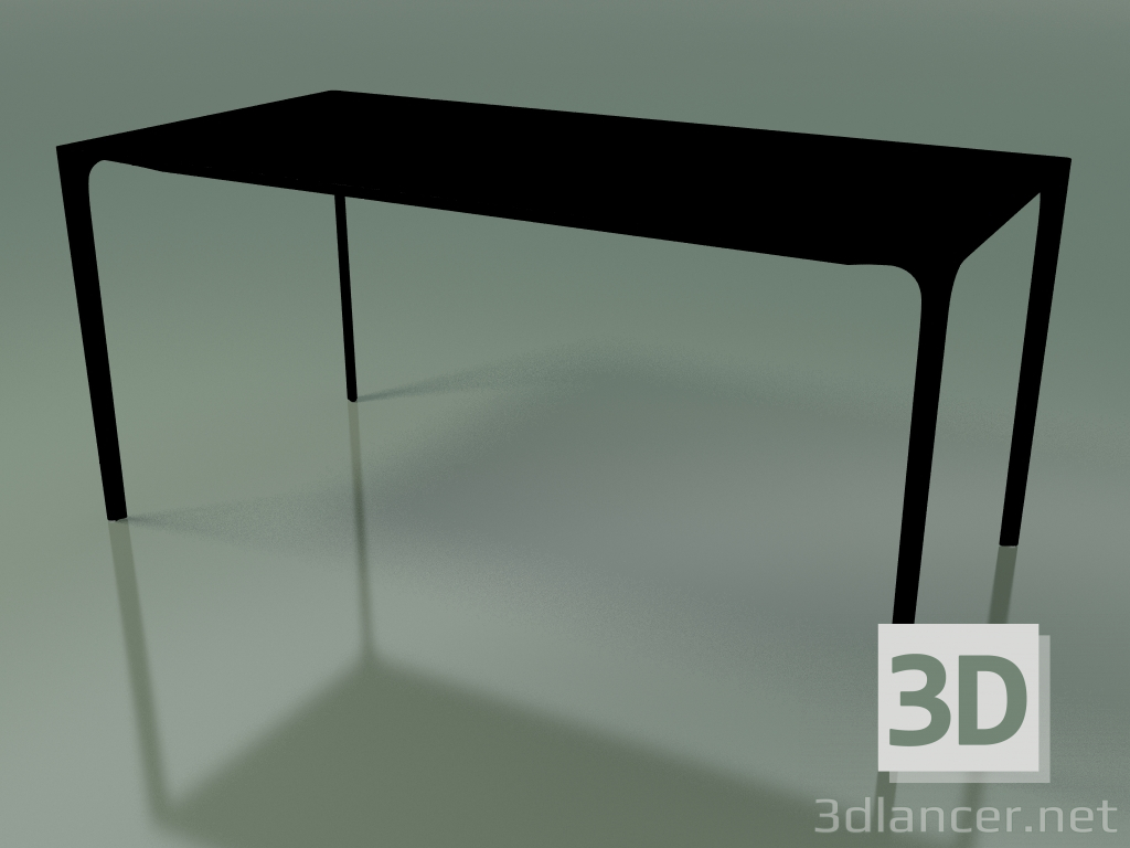 3D Modell Rechteckiger Tisch 0802 (H 74 - 79x160 cm, Laminat Fenix F02, V39) - Vorschau