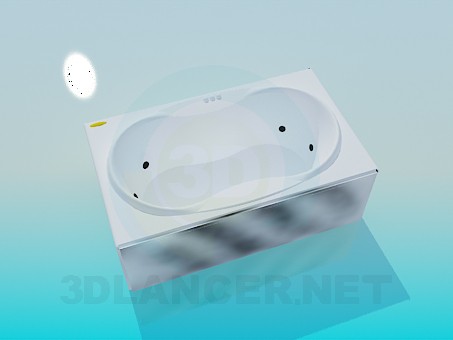 modèle 3D Jacuzzi - preview