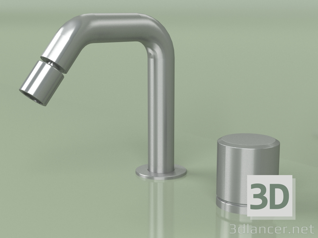 3d model Mezclador de dos orificios con caño regulable H 133 mm (16 36 T, AS) - vista previa