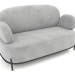 3D Modell Sofa Coco 2-Sitzer (grau) - Vorschau