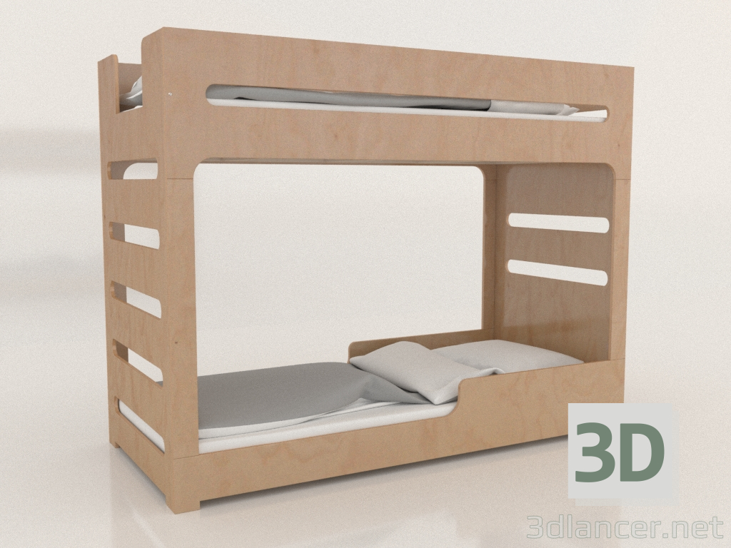 modello 3D Letto a castello MODE F (UVDFA2) - anteprima