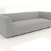 3d model 3-seater sofa (XL) - preview