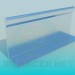 modello 3D Profilo cromato - anteprima