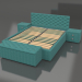 3d model Cama Kalinka mediana - vista previa