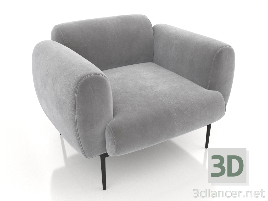 modello 3D Poltrona Nuvola (Gallardo 29) - anteprima