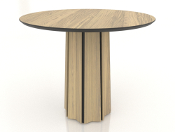 Dining table Ø 900 mm (lightened oak)