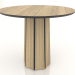 3d model Dining table Ø 900 mm (lightened oak) - preview